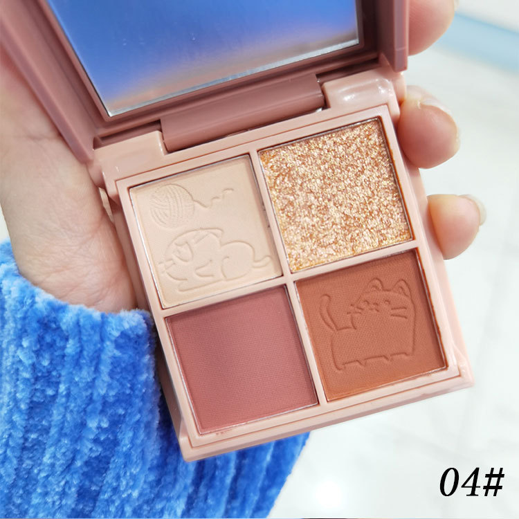Hold Live Yue Twilight Impression Four Color Eyeshadow Palette Ins Internet Celebrity Sequins Matte Shimmer Earth 4-Color Eyeshadow Hold Live Yue Twilight Impression Four Color Eyeshadow Palette Ins Internet Celebrity Sequins Matte Shimmer Earth 4-Color Eyeshadow