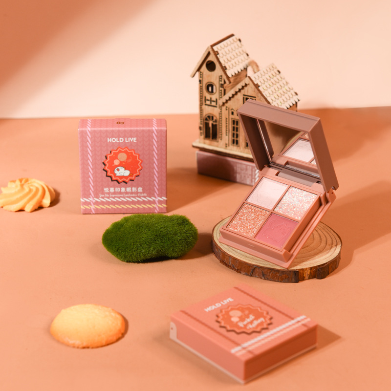 Hold Live Yue Twilight Impression Four Color Eyeshadow Palette Ins Internet Celebrity Sequins Matte Shimmer Earth 4-Color Eyeshadow Hold Live Yue Twilight Impression Four Color Eyeshadow Palette Ins Internet Celebrity Sequins Matte Shimmer Earth 4-Color Eyeshadow