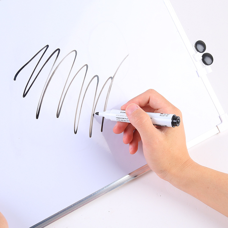 Whiteboard Pen Erasable Office Non-Toxic Black Ink Color Palette Pen for Teachers Water-Based Whiteboard Pen Board Pen