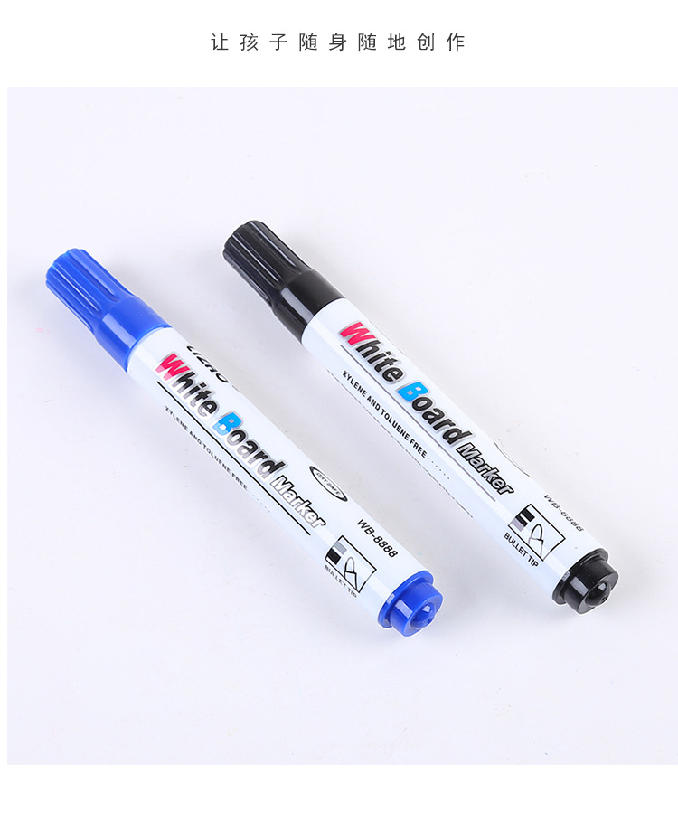Whiteboard Pen Erasable Office Non-Toxic Black Ink Color Palette Pen for Teachers Water-Based Whiteboard Pen Board Pen Whiteboard Pen Erasable Office Non-Toxic Black Ink Color Palette Pen for Teachers Water-Based Whiteboard Pen Board Pen