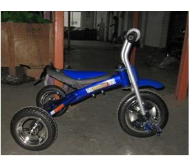 Children tricycle?  Go kart? Inflator is like riding a tricycle