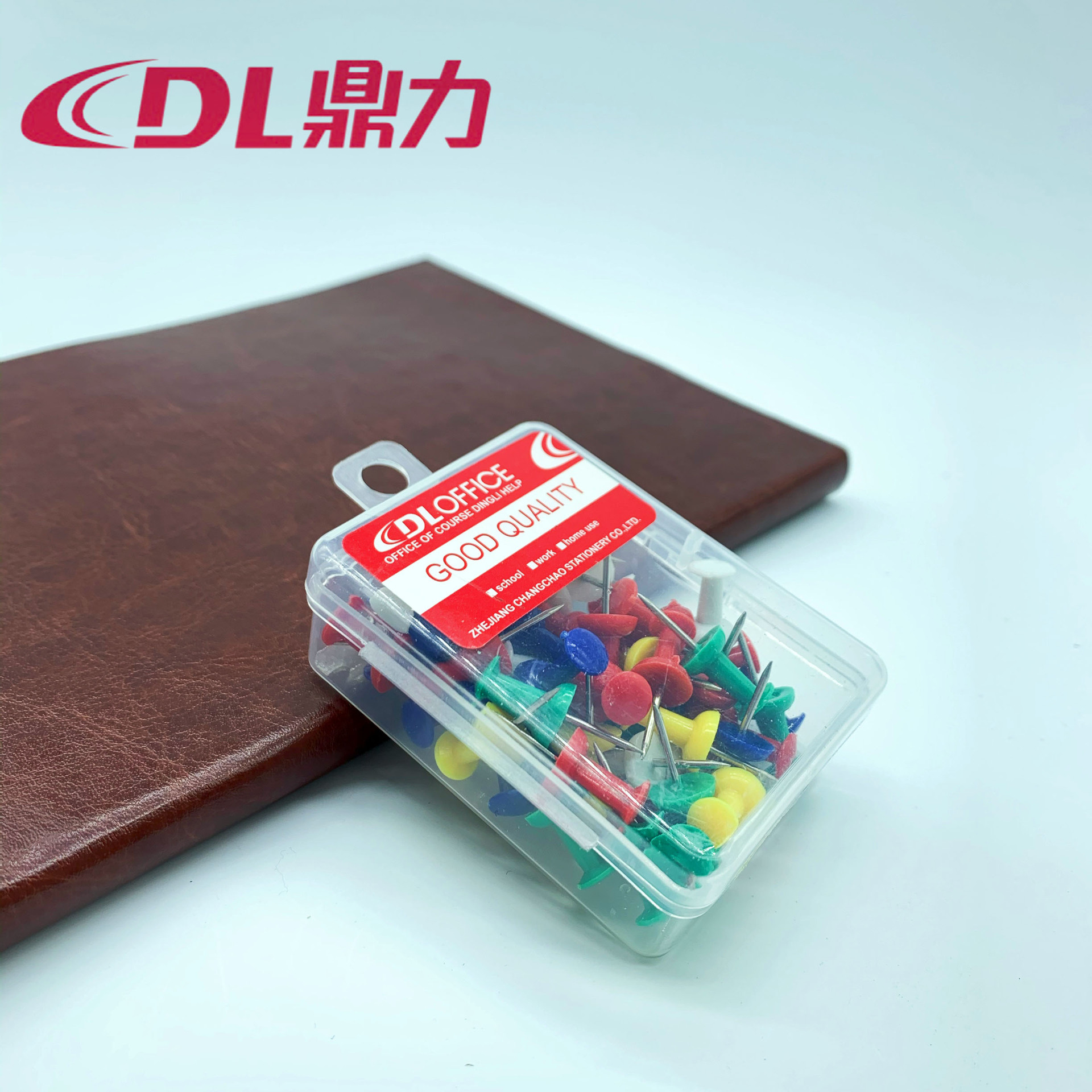 Dingli Office Supplies Color Push Pin Pin Kindergarten Pushpin Push Pin Corkboard Nail Painting Pushpin Factory Wholesale