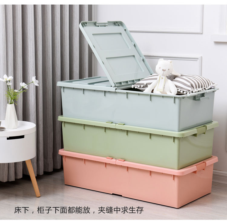Extra Thick Band Pulley Bed Bottom Storage Box Bed Base Cabinet Plastic Bed Bottom Storage Box Oversized Clothes Storage Box Storage Box Extra Thick Band Pulley Bed Bottom Storage Box Bed Base Cabinet Plastic Bed Bottom Storage Box Oversized Clothes Storage Box Storage Box