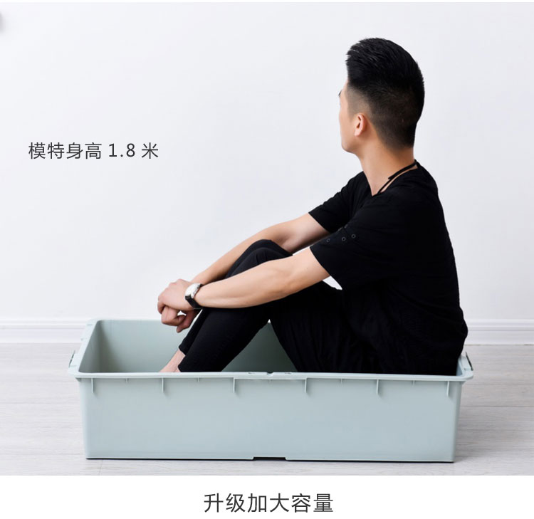Extra Thick Band Pulley Bed Bottom Storage Box Bed Base Cabinet Plastic Bed Bottom Storage Box Oversized Clothes Storage Box Storage Box Extra Thick Band Pulley Bed Bottom Storage Box Bed Base Cabinet Plastic Bed Bottom Storage Box Oversized Clothes Storage Box Storage Box