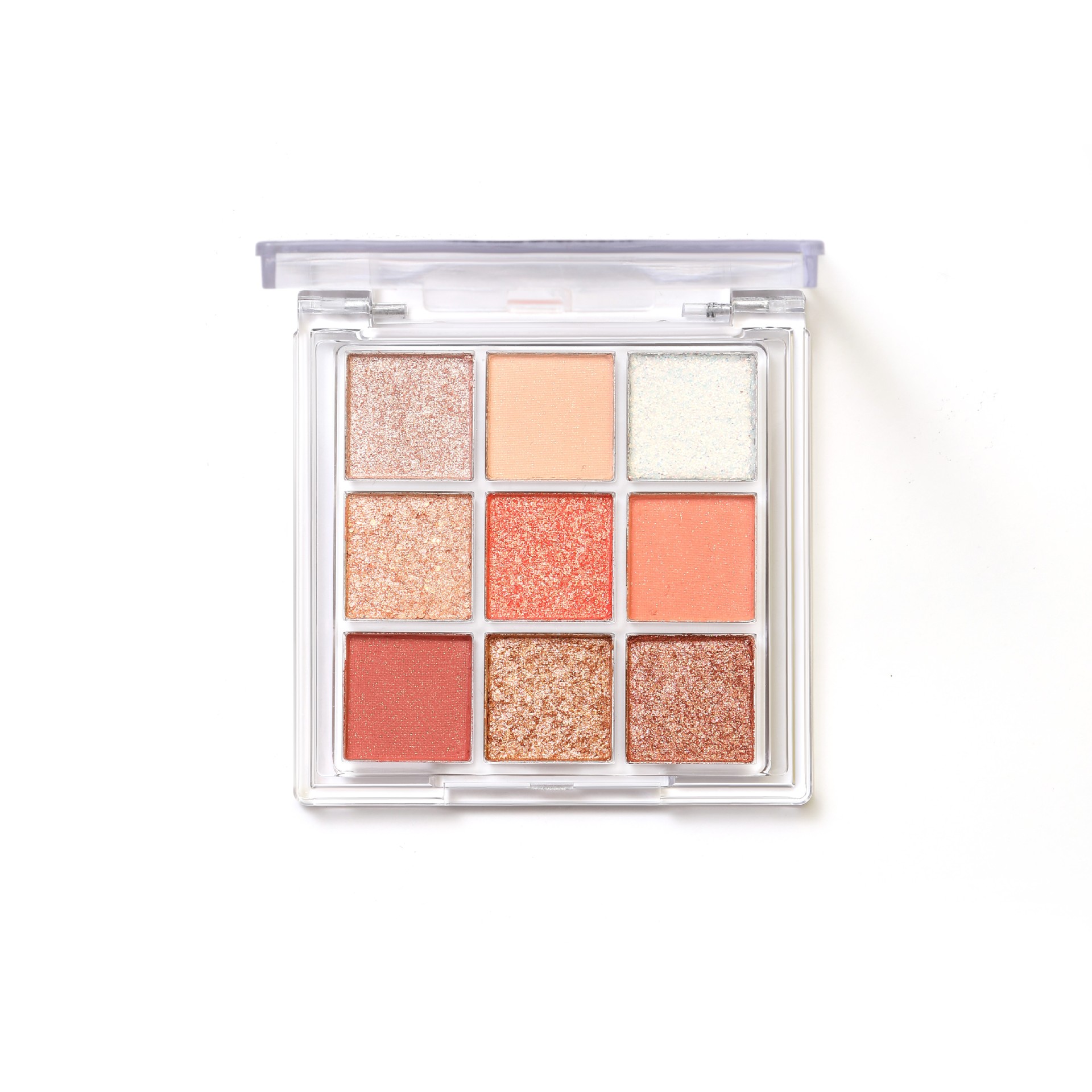Eye Shadow Plate Nine-Color Shimmering Powder Shimmer Sequins Waterproof Ins Super Popular Cheap Student Niche Beginner Makeup Palette