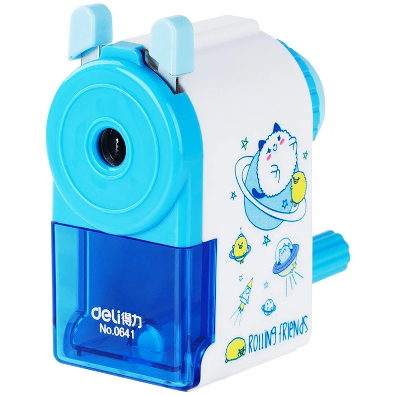 Deli Stationery 0641 Pencil Sharpener Hand-Cranked Pencil Sharpener Pencil Sharpener Pencil Sharpener Manual Pencil Sharpener for Children