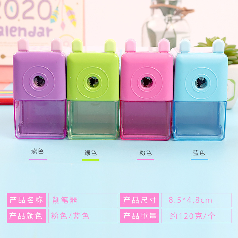 Special Offer School Supplies Automatic Pen Input Pencil Shapper Hand Shake Pencil Sharpener Pen Spinning Pencil Sharpener Student Wholesale Prizes