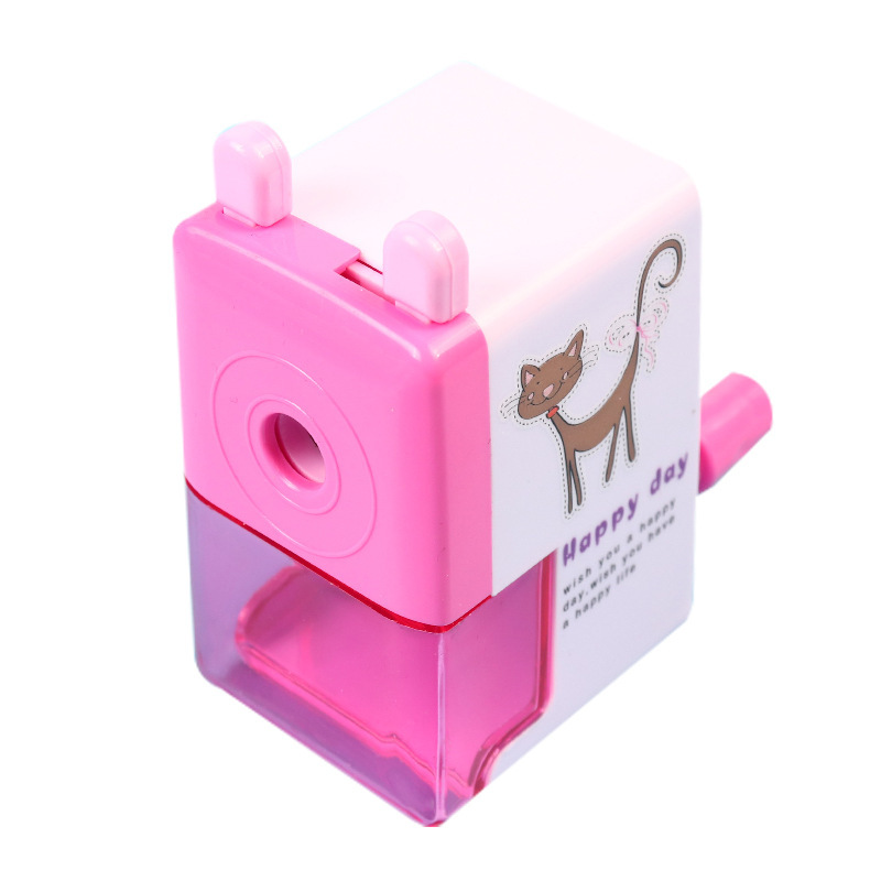 Special Offer School Supplies Automatic Pen Input Pencil Shapper Hand Shake Pencil Sharpener Pen Spinning Pencil Sharpener Student Wholesale Prizes