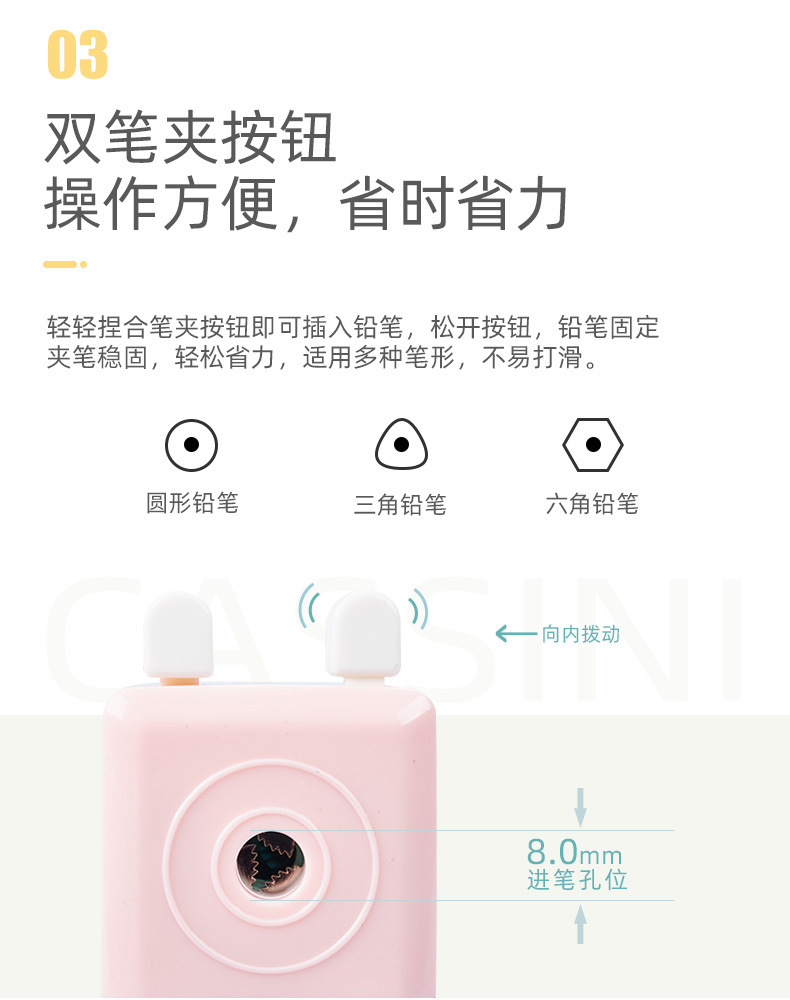 Factory Direct Supply Cute Penknife Cartoon Creative Pencil Sharpener E-Commerce Drainage Hand-Cranking Pencil Sharpener Wholesale Pencil Sharpener