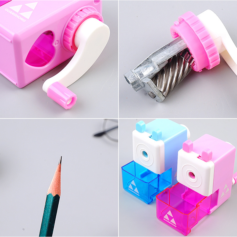 Creative Hand-Cranked Pencil Sharpener Pencil Sharpener Cute Pencil Shapper Primary and Secondary School Pencil-Sharpening Machine Gift Children Learning Stationery Creative Hand-Cranked Pencil Sharpener Pencil Sharpener Cute Pencil Shapper Primary and Secondary School Pencil-Sharpening Machine Gift Children Learning Stationery