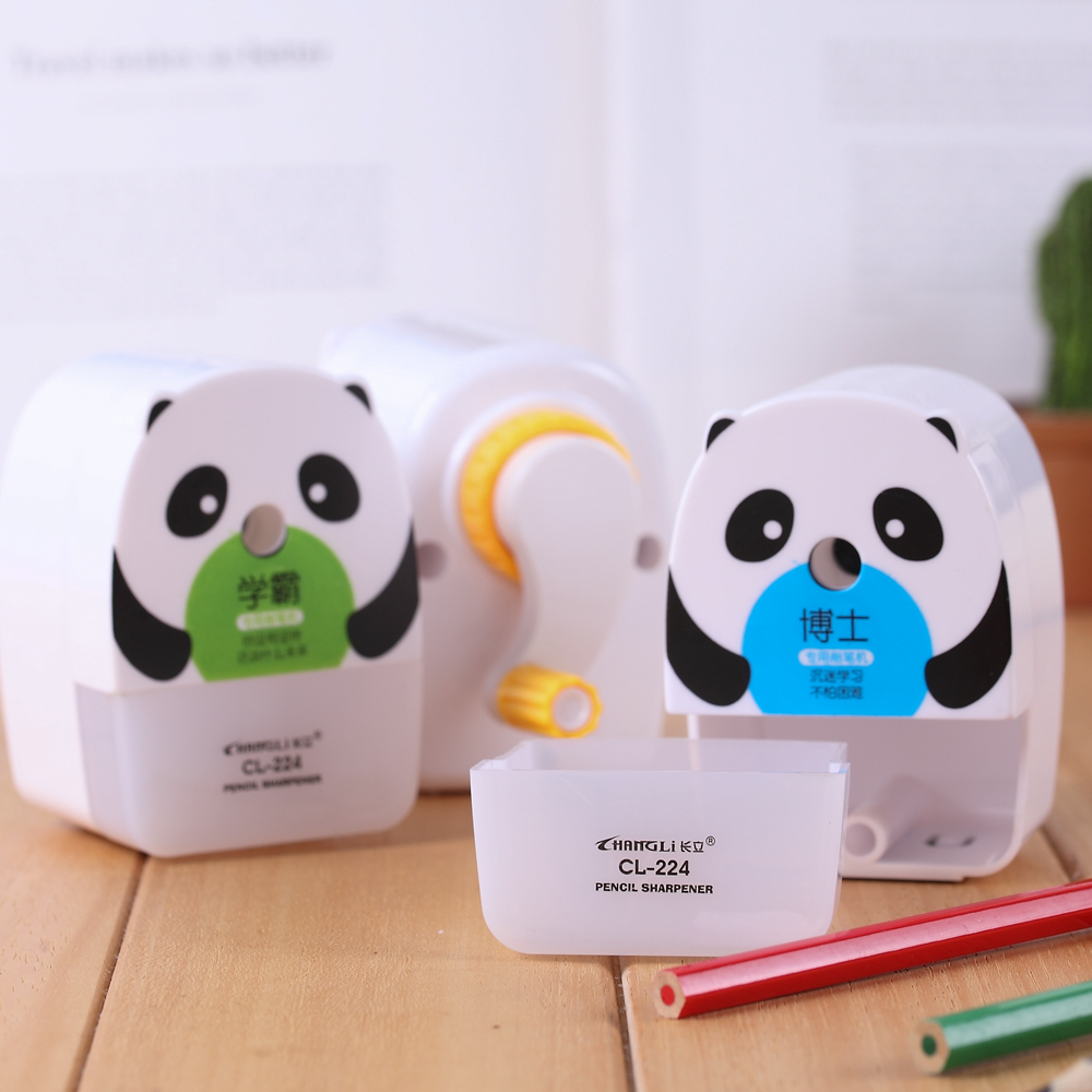 Changli 224 Student Cartoon Automatic Advance and Retreat Lead Pencil Sharpener Hand-Cranked