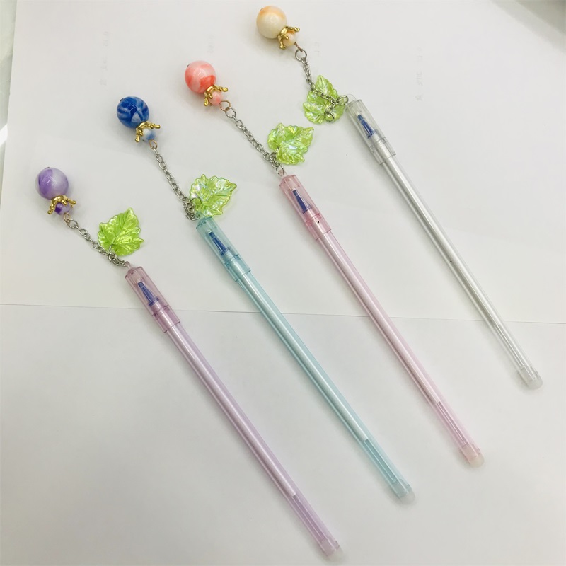 Creative Shape Gourd Pendant Gel Pen Primary and Secondary School Students Learning Stationery Office Pendant Ball Pen Exam Signature Pen Creative Shape Gourd Pendant Gel Pen Primary and Secondary School Students Learning Stationery Office Pendant Ball Pen Exam Signature Pen