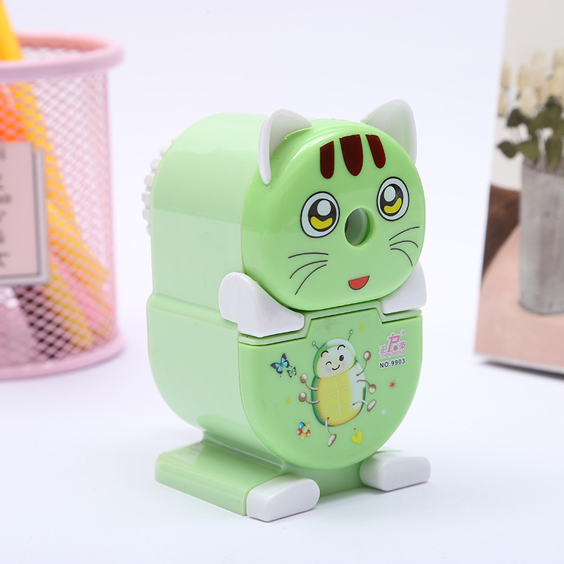 Manufacturers direct marketing creative cute spend cat pencil sharpener student cartoon pencil sharpener animal hand reeler Manufacturers direct marketing creative cute spend cat pencil sharpener student cartoon pencil sharpener animal hand reeler
