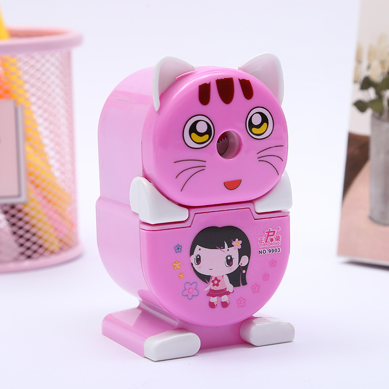 Manufacturers direct marketing creative cute spend cat pencil sharpener student cartoon pencil sharpener animal hand reeler Manufacturers direct marketing creative cute spend cat pencil sharpener student cartoon pencil sharpener animal hand reeler