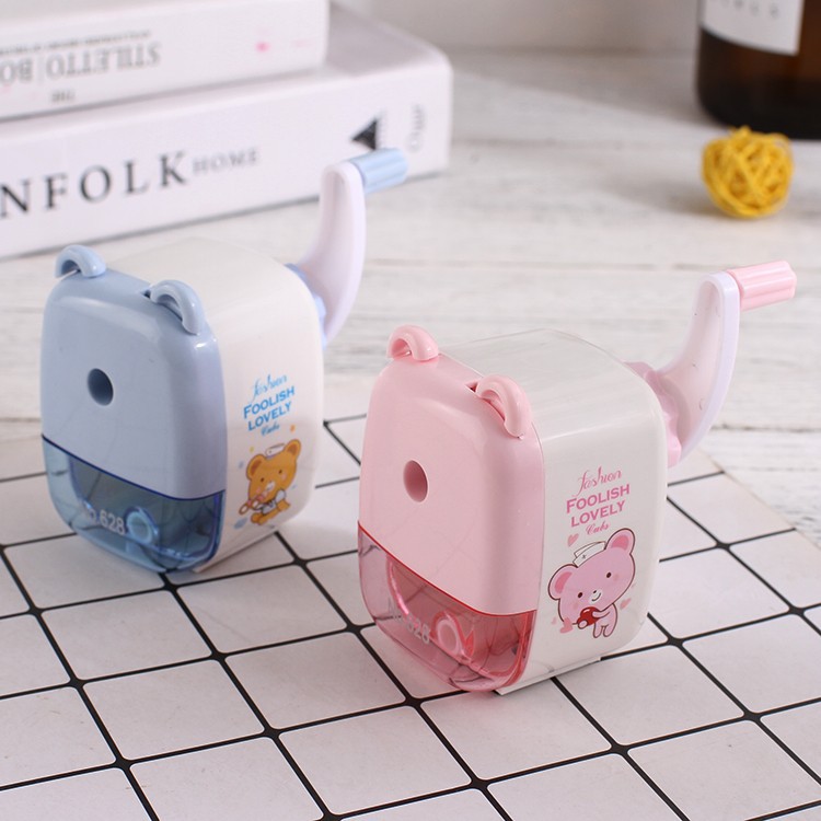 New Primary School Student Pencil Sharpener Hand Pencil Sharpener Multi-Functional Pencil Sharpener Children Stationery School Supplies