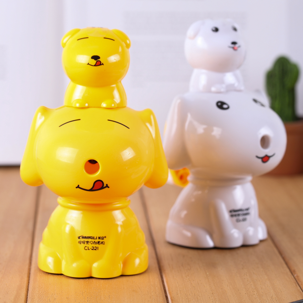 Changli 221 Student Cartoon 1 plus 1 Defining a Puppy Automatically by a Many-Horned Lead Pencil Sharpener Hand