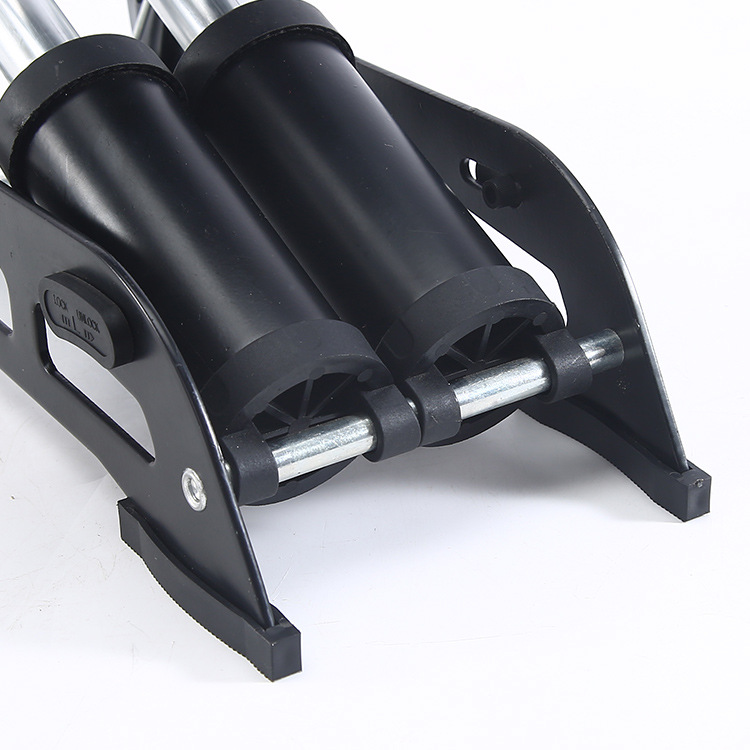 4512 Bicycle Pedal High Pressure Double Cylinder Inflator Folding Car Motorcycle Bicycle Double Cylinder Foot Air Pump