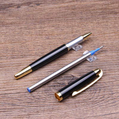 Ladies office Iridium metal neutral pen custom logo ballpoint pen office supplies pen manufacturers wholesale