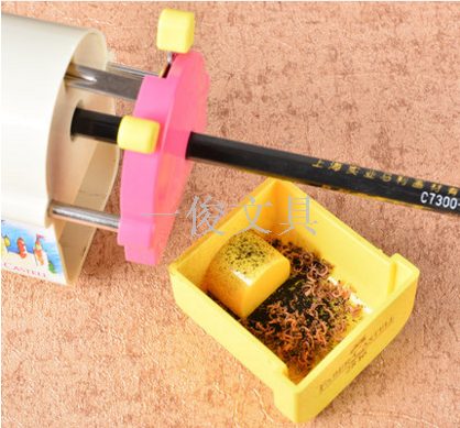 The German children&#039;s cartoon hand Faber pencil sharpener