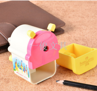 The German children&#039;s cartoon hand Faber pencil sharpener