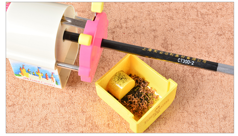 The German children's cartoon hand Faber pencil sharpener The German children's cartoon hand Faber pencil sharpener