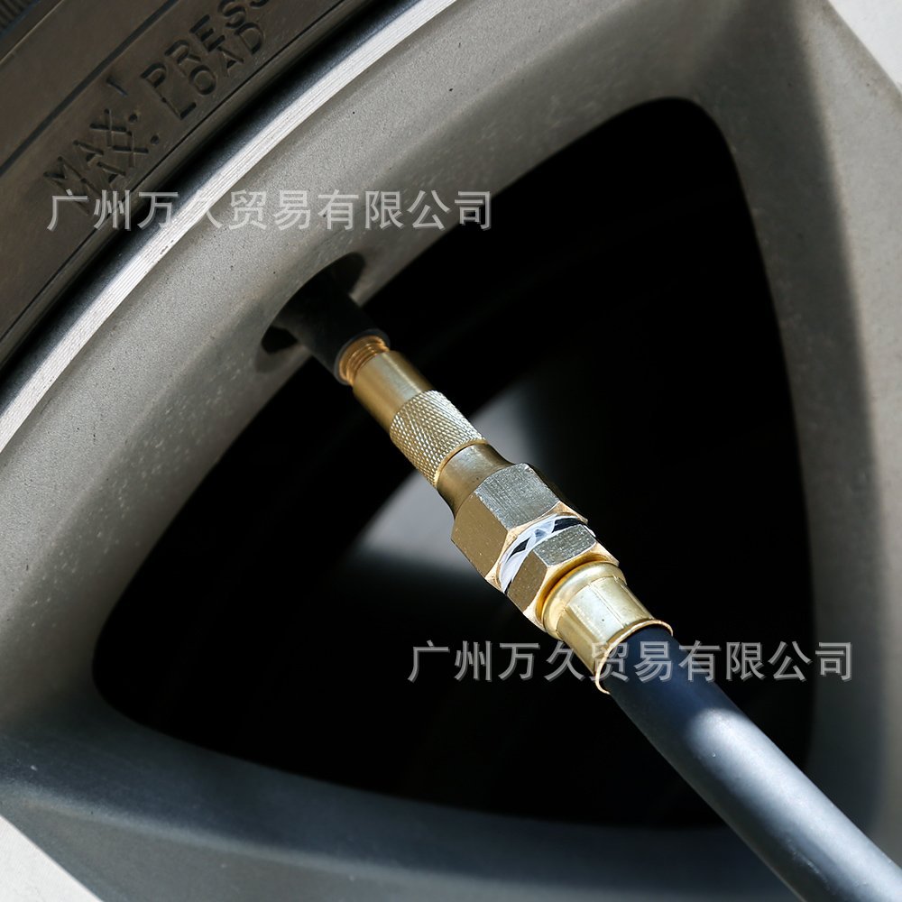 Display Pneumatic MultiFunction Pressure Measuring Inflatable Gun Digital Tire Inflator Reinforced Inflatable Quick Clip