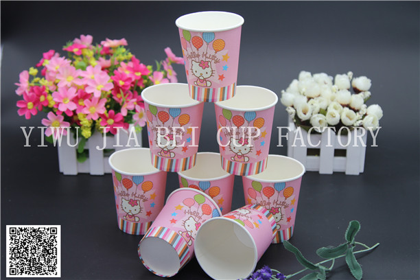 Disposable paper cup coffee cup cupcake paper cup advertising cup tea paper cup baking paper cup customized stock.