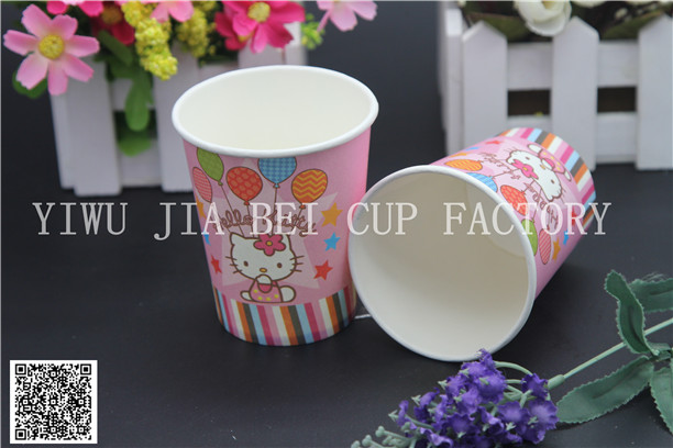 Disposable paper cup coffee cup cupcake paper cup advertising cup tea paper cup baking paper cup customized stock.