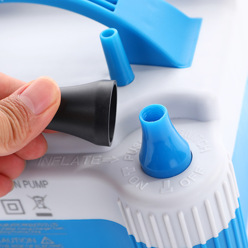 Ht-508 Inflator Electric Blast Pump Double-Hole Pressing Air Double-Layer Balloon Air Pump Household Tire Pump