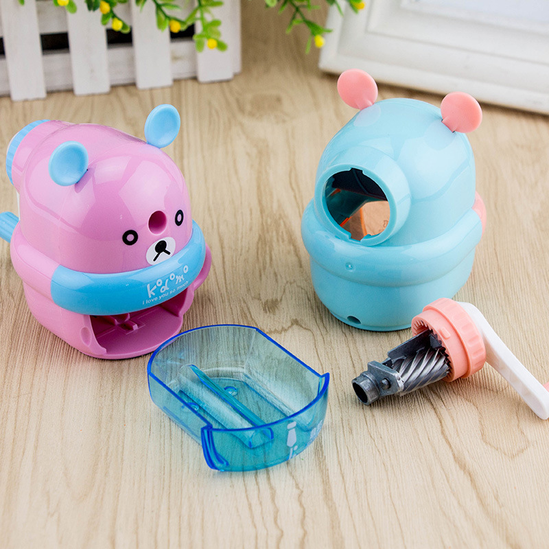 Dingbang Children&#039;s Cartoon Pencil Shapper Primary School Student Hand-Cranking Pencil Sharpener Penknife Automatic Pen Entry Pencil Sharpener Pencil Sharpener