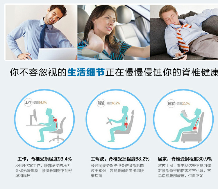 Car Seat Comfortable Breathable Massage Large Leather Ding Lumbar Support Pillow Car Steel Wire Elastic Lumber Pad Chair Back Cushion Car Seat Comfortable Breathable Massage Large Leather Ding Lumbar Support Pillow Car Steel Wire Elastic Lumber Pad Chair Back Cushion