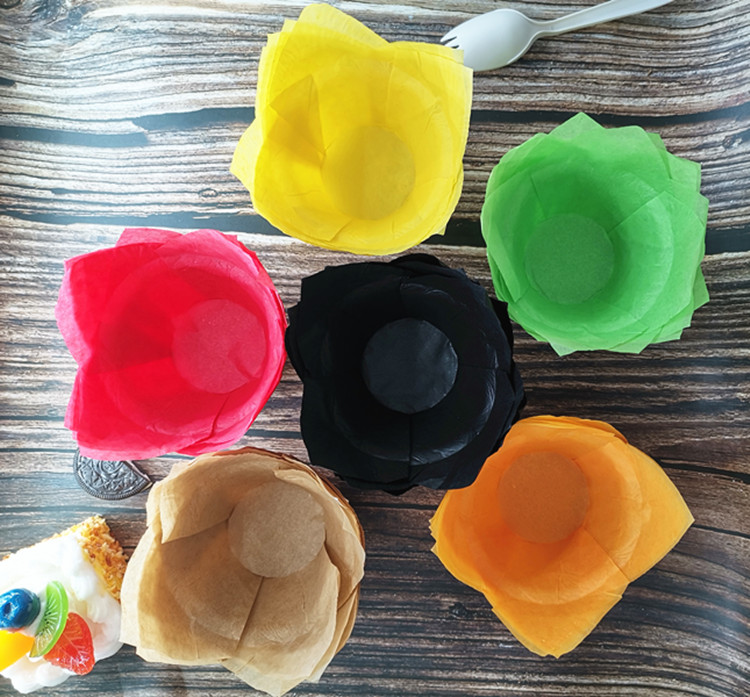 New Tulip Paper Cup High Temperature Resistant Variety Multicolor Cake Paper Cup Baking Supplies Cake Decoration New Tulip Paper Cup High Temperature Resistant Variety Multicolor Cake Paper Cup Baking Supplies Cake Decoration