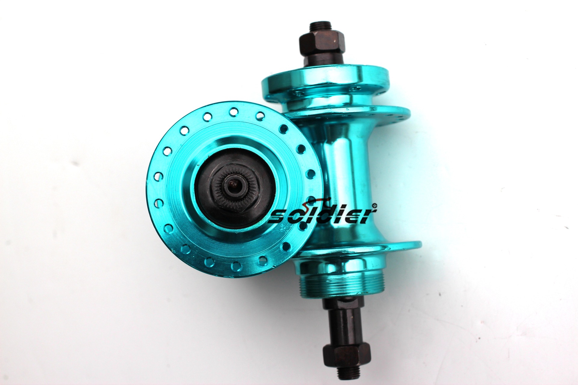 Flower drum 36 hole mountain bike front and rear bearing Flower drum/color aluminum alloy Flower drum