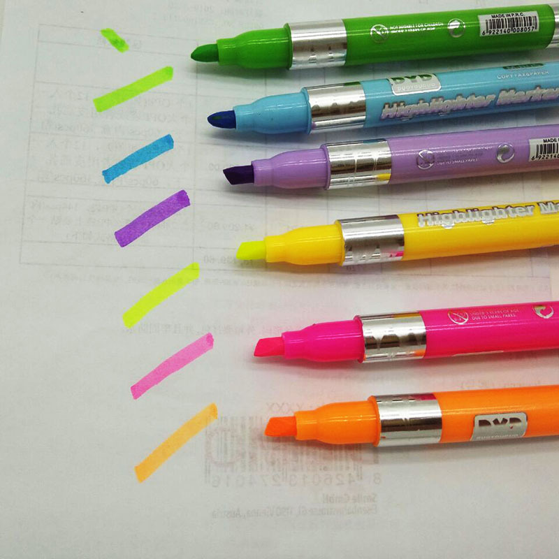 DYD student pen heat transfer film highlighter nite writer pen marking pen