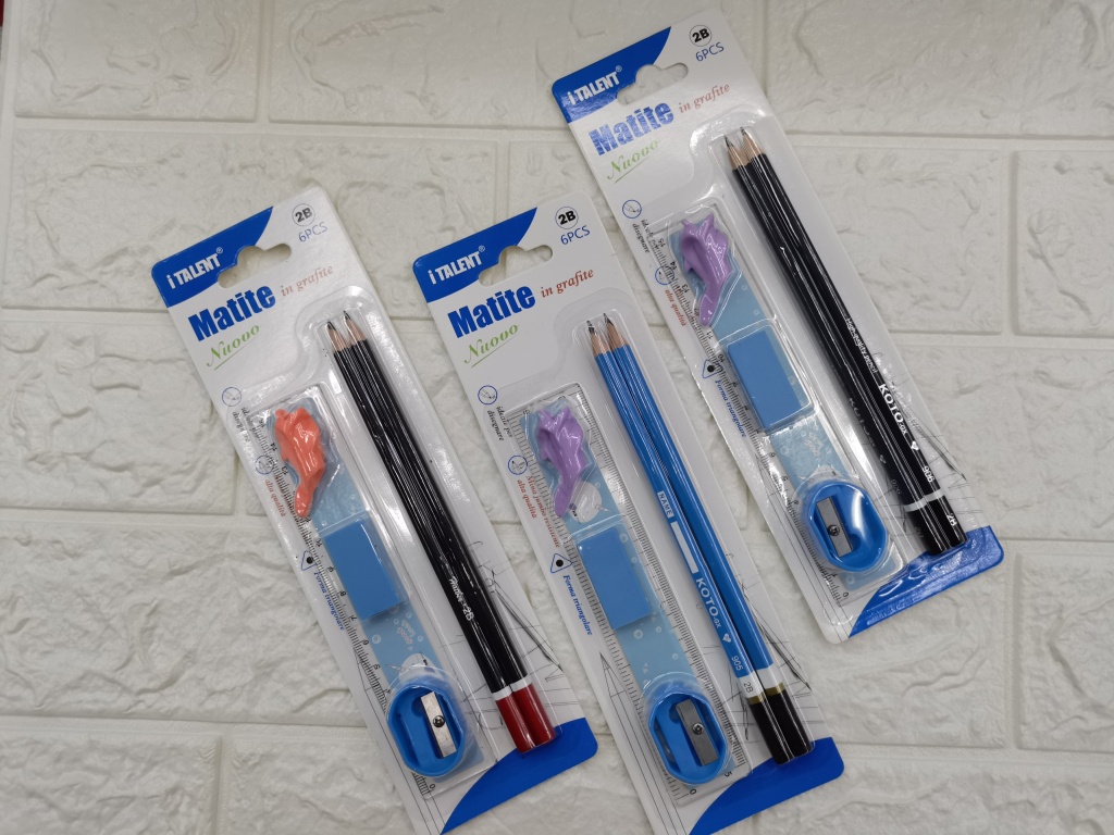 Pencil Set Stationery Combination 2B Student Writing Office Drawing Suction Card Stationery Pencil Set Stationery Combination 2B Student Writing Office Drawing Suction Card Stationery