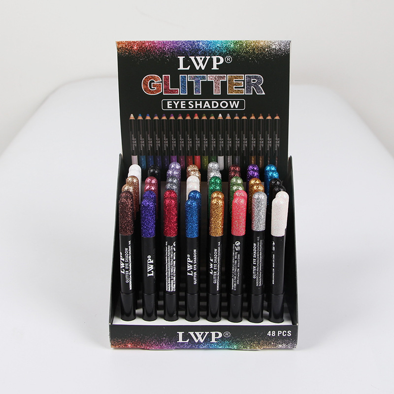 Cross - border new makeup small box with dual - use durable highlighter eye shadow pen waterproof liner eye shadow to stick