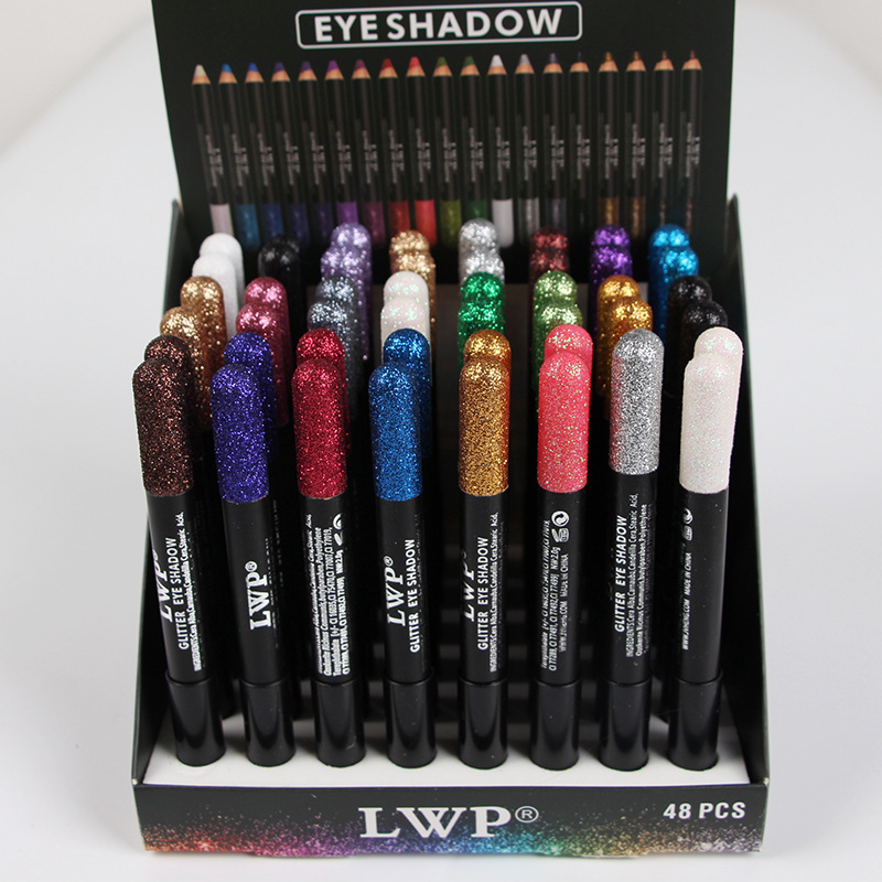 Cross - border new makeup small box with dual - use durable highlighter eye shadow pen waterproof liner eye shadow to stick