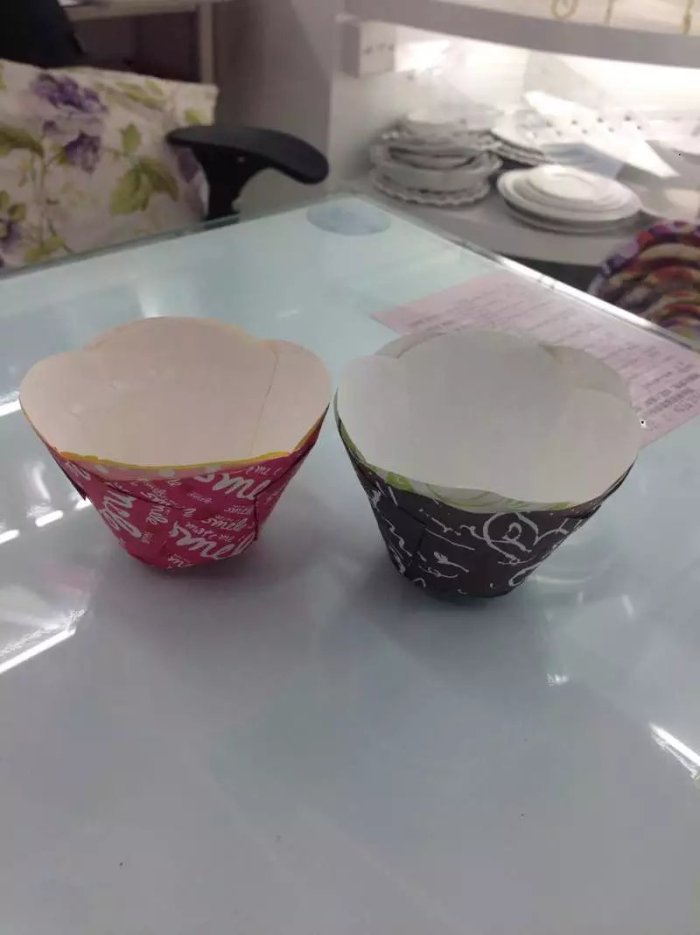 Disposable cupcake paper cup coated paper cup.