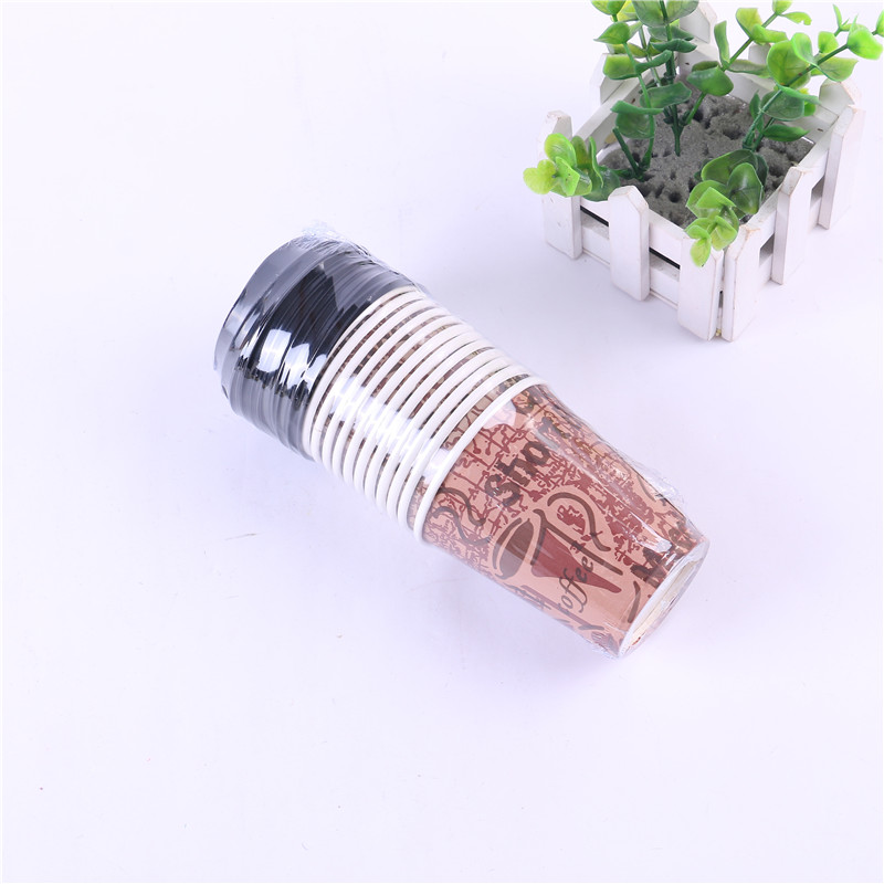 Disposable milk tea cup thickened coffee cup paper cup foam cup hot insulation packaging cup with cover
