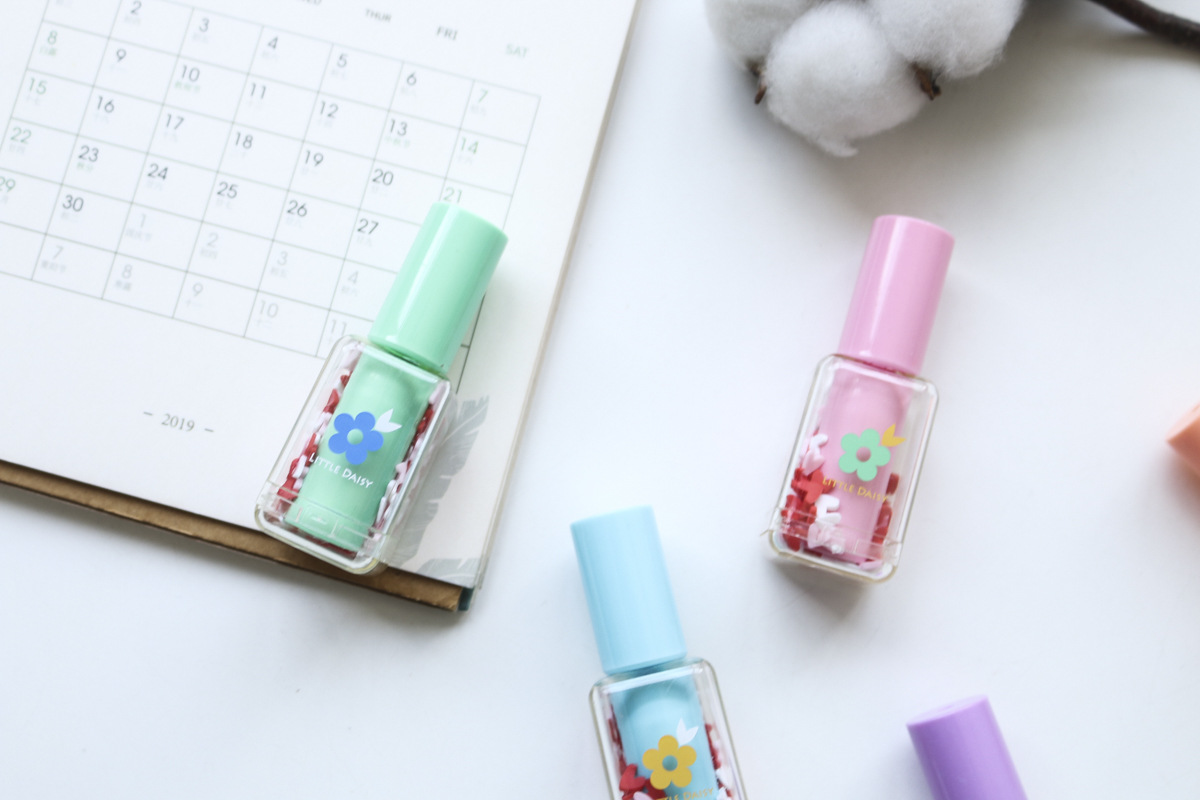 Girl heart highlighter - fairy appearance horizontal nail polish highlighter tr-cb00534