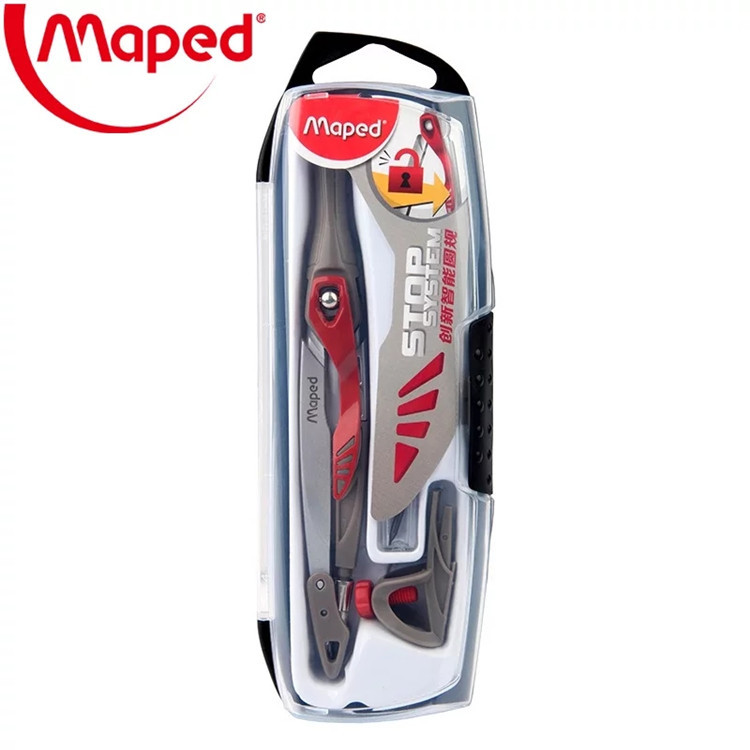 Maped Maped 196310ch Student Mathematics Compasses Three-Piece Innovation Compasses