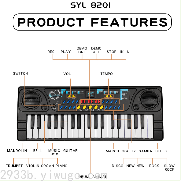 Music Products Children's Music Learning Electronic Keyboard Sports Toys Music Products Children's Music Learning Electronic Keyboard Sports Toys