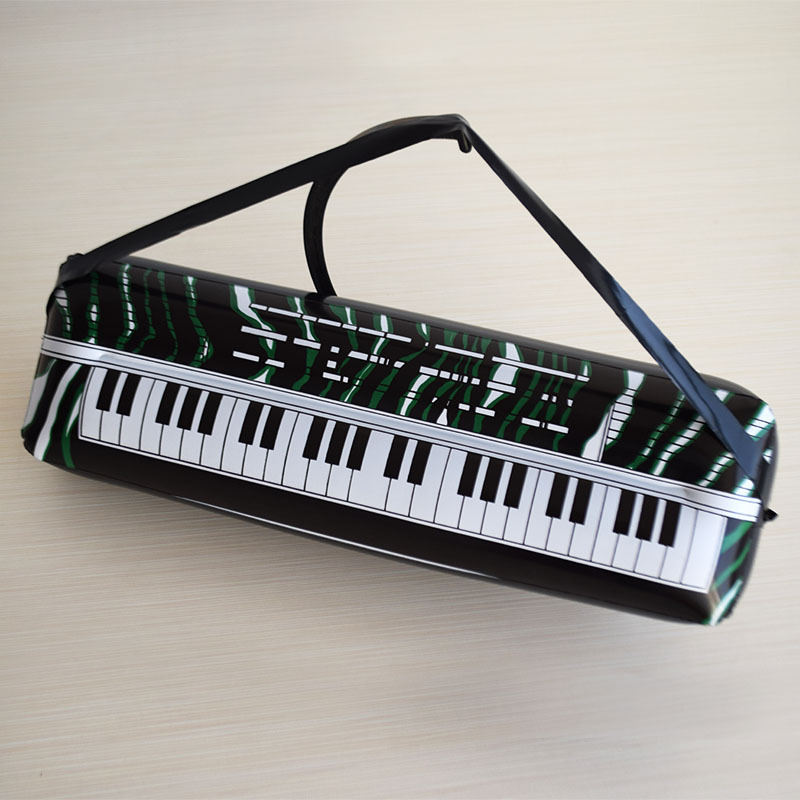 PVC Inflatable Electronic Keyboard Musical Instrument Toys Cross-Border Blowing Piano Factory in Stock Wholesale