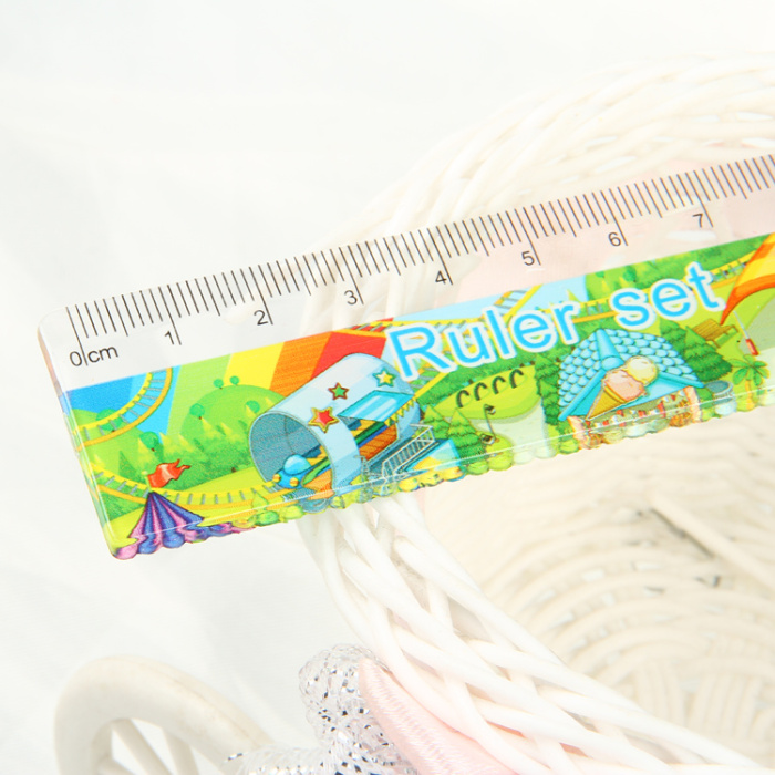 Wholesale cartoon cute drawing compasses triangular Protractor ruler set primary school stationery Wholesale cartoon cute drawing compasses triangular Protractor ruler set primary school stationery