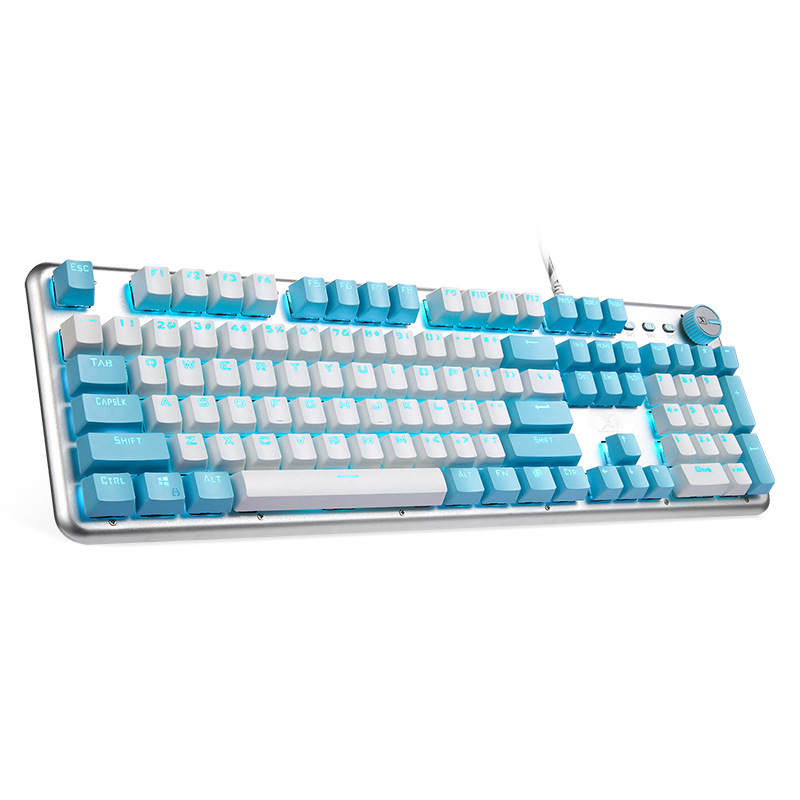 Technology K913 Real Mechanical Keyboard Green Axis Gaming Electronic Sports Office Desktop Notebook Color Matching Personality Customized
