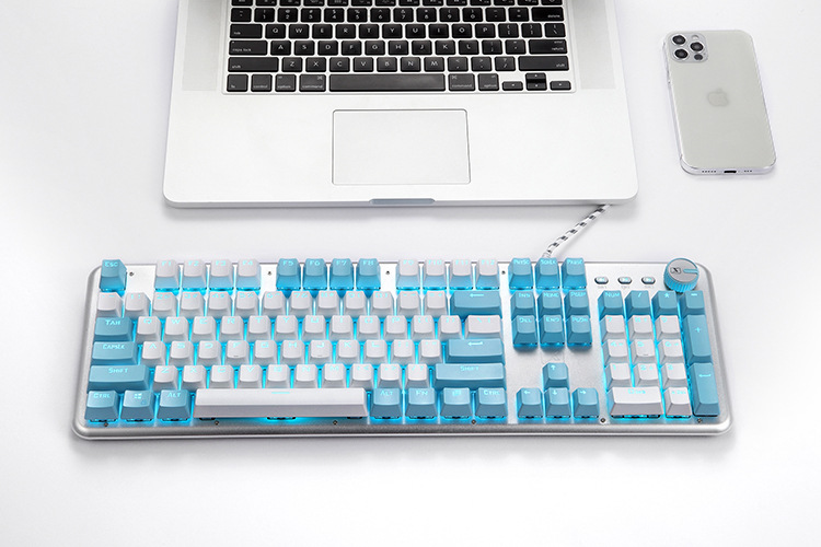 Technology K913 Real Mechanical Keyboard Green Axis Gaming Electronic Sports Office Desktop Notebook Color Matching Personality Customized