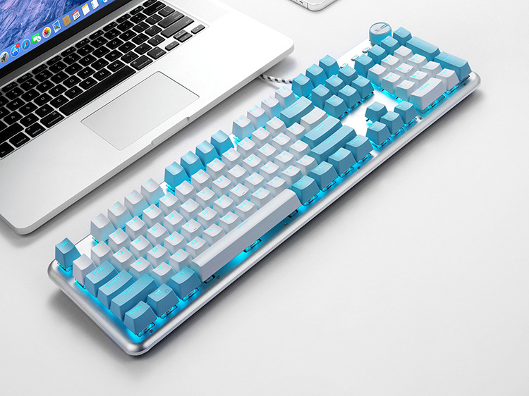 Technology K913 Real Mechanical Keyboard Green Axis Gaming Electronic Sports Office Desktop Notebook Color Matching Personality Customized