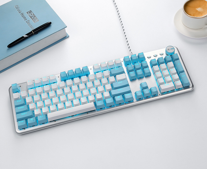 Technology K913 Real Mechanical Keyboard Green Axis Gaming Electronic Sports Office Desktop Notebook Color Matching Personality Customized
