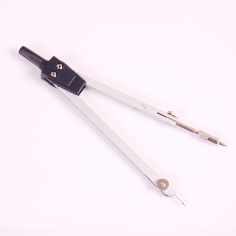 Professional Drawing Compass Ruler Compasses Set Student Drawing Multifunctional Metal Compass Factory Direct Sales