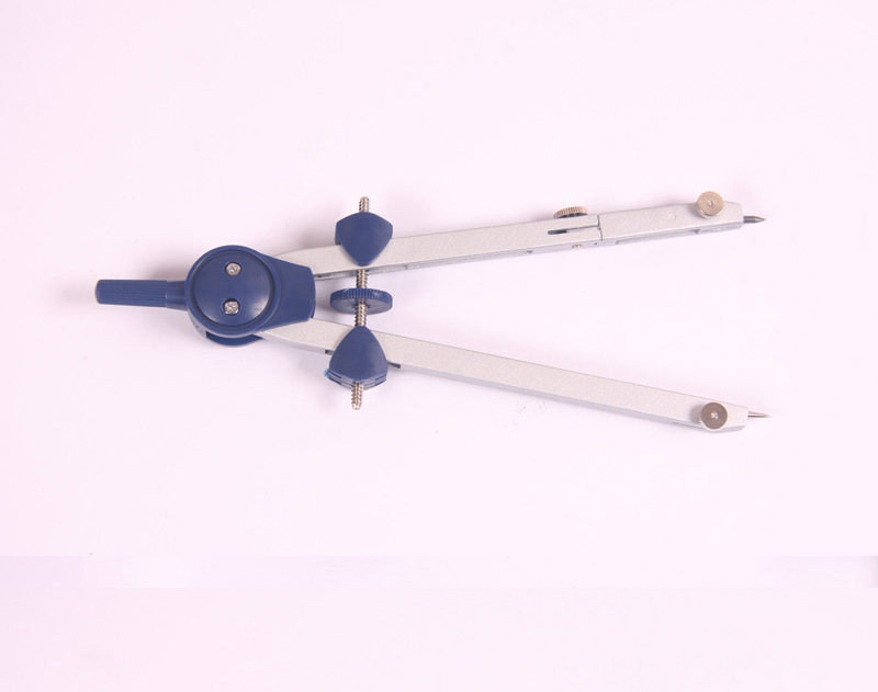 Professional Drawing Compass Ruler Compasses Set Student Drawing Multifunctional Metal Compass Factory Direct Sales